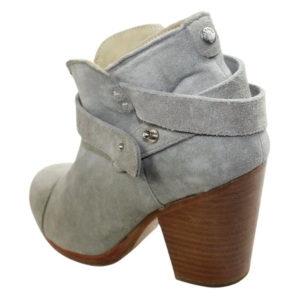 Rag And Bone Harrow Granite Suede Ankle Boot Size 36.5 (US 6.5)